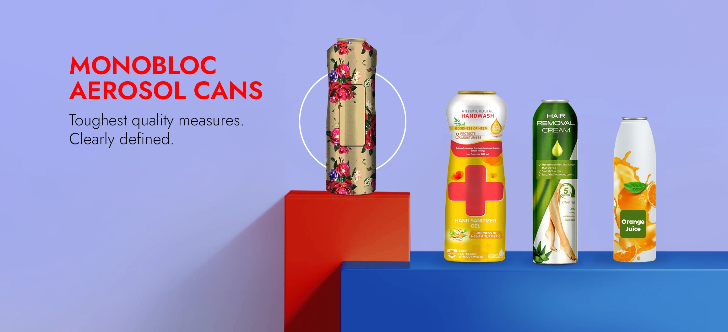 Monobloc aerosol cans by Gulf Cans Industries