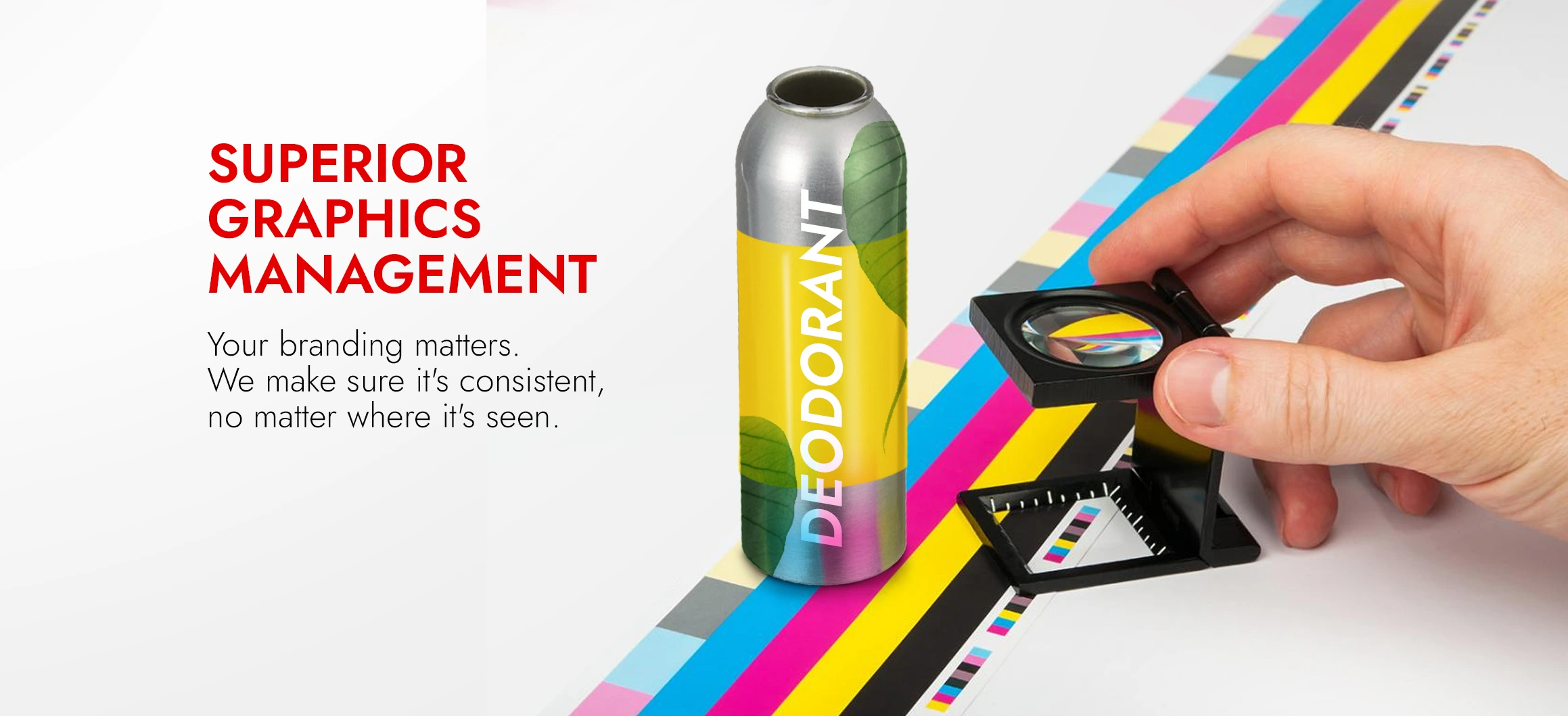 Superior graphic management for aerosol cans by Gulf Cans Industries – consistent branding across all applications